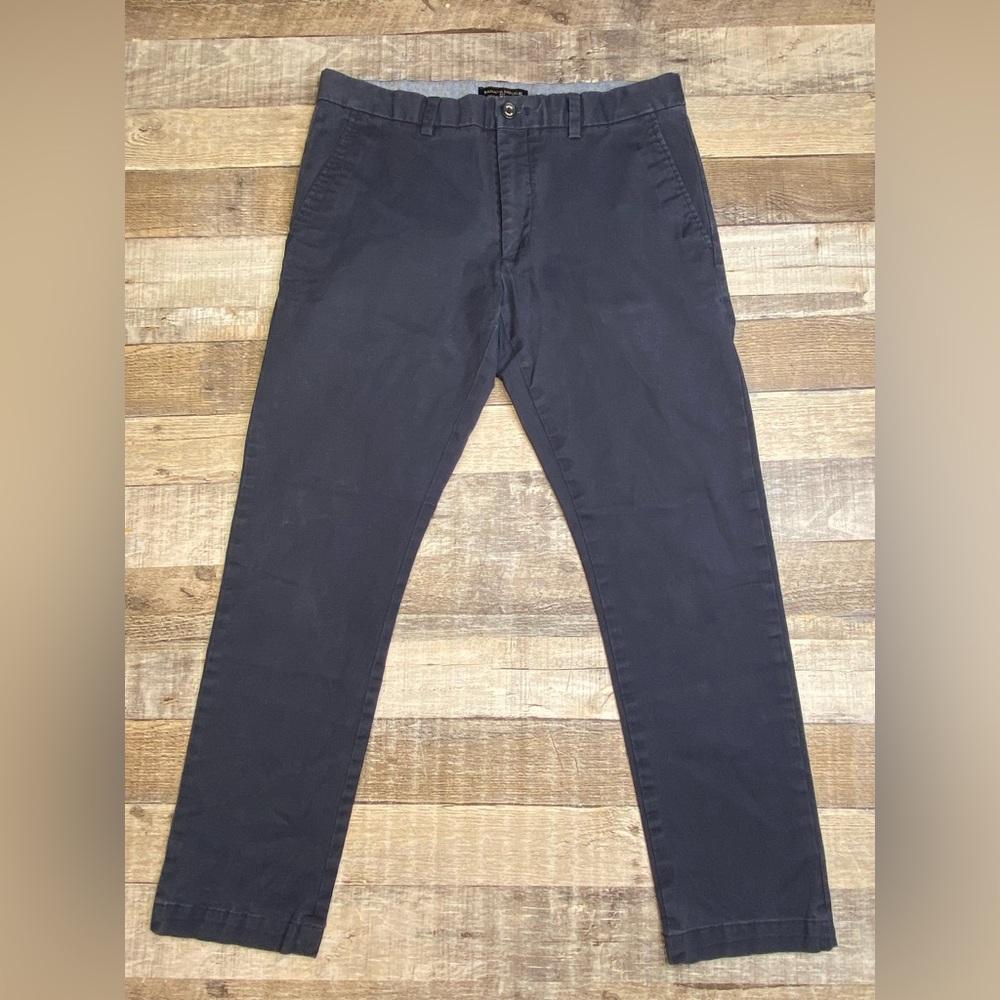 Men's Navy Pants Banana Republic Fulton Skinny Chino